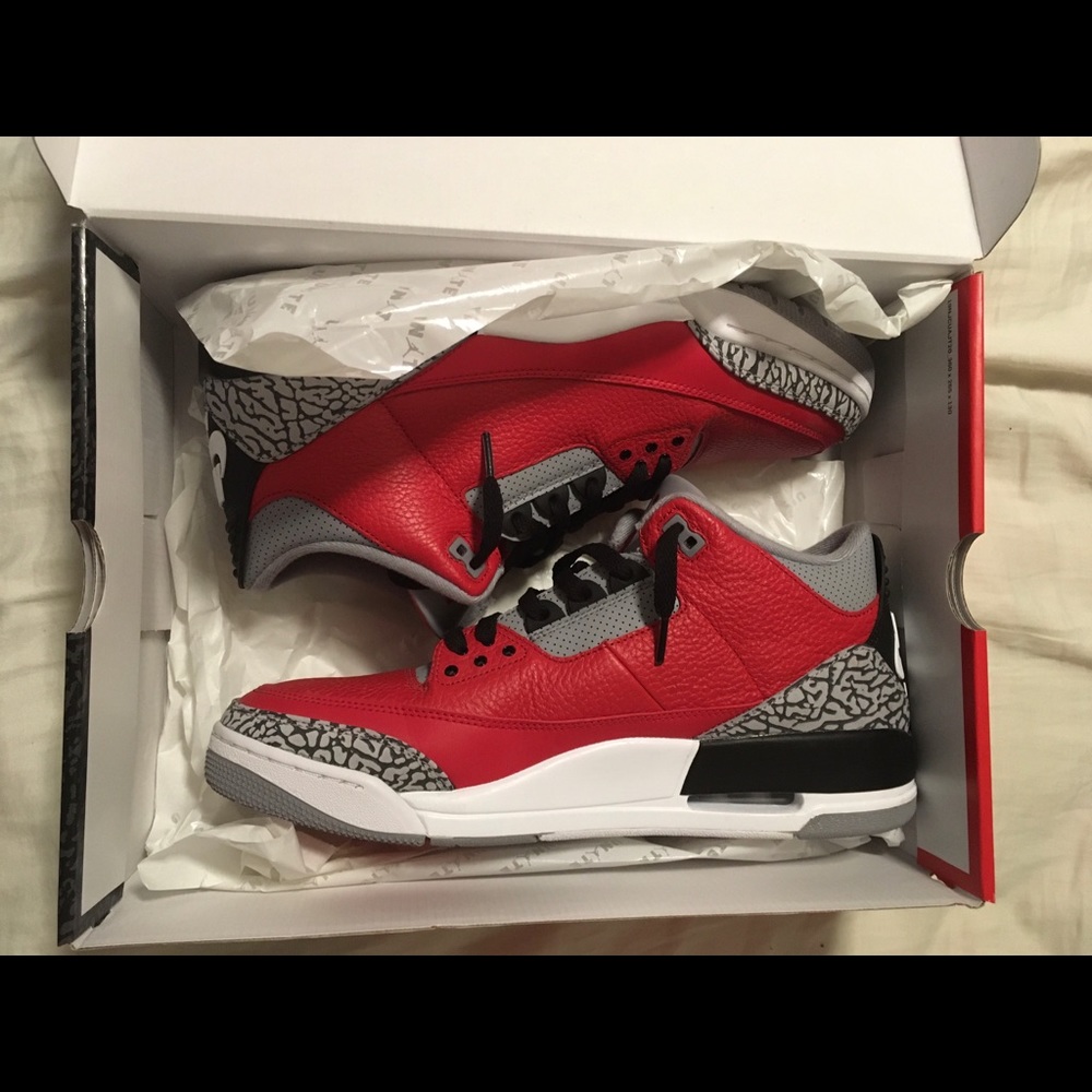 Air Jordan 3 Retro Fire Red Cement